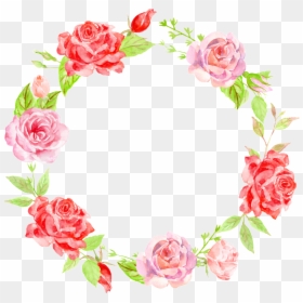 Fresh Flower Vine Head Decoration Vector - Garden Roses, HD Png Download - vine vector png
