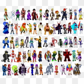 Crowd Clipart 20 Person - Tome Rpg Backer Characters, HD Png Download - tome png