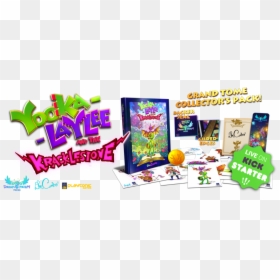 Yooka Title - Yooka Laylee And The Kracklestone Grand Tome, HD Png Download - tome png
