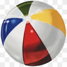 Transparent Beach Ball Png - Beach Ball, Png Download - beach ball vector png