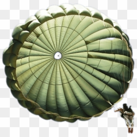 Light Green Parachute - Transparent Paratrooper Png, Png Download - skydiver png