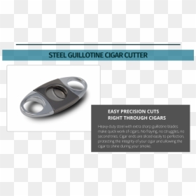 Cigar Cutter Guillotine Steel Cuts Heavy Duty - Health Care, HD Png Download - cigars png