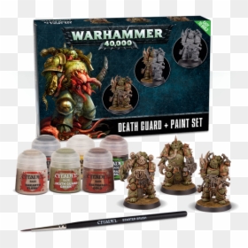 Citadel Warhammer 40k Death Guard Paint Set Paints - Death Guard Paint Set, HD Png Download - trolls movie characters png