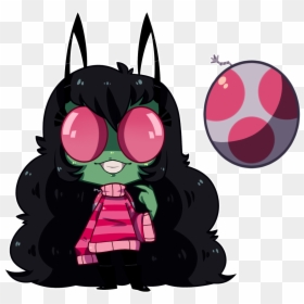 I Revamped My First Irken Oc, And I Was Wondering If - Mary Sue Invader Zim Ocs, HD Png Download - wondering png