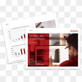 Threats Report Image - Graphic Design, HD Png Download - mcafee logo png