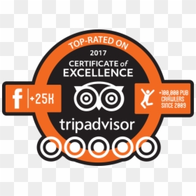 Tripadvisor Facebook Icon - Tripadvisor Certificate Of Excellence 2019, HD Png Download - facebook logo 2017 png