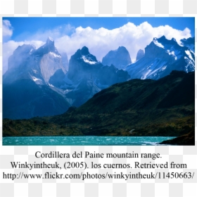 I Liked The Interesting Formation This Mountain Range - Torres Del Paine National Park, HD Png Download - cuernos png