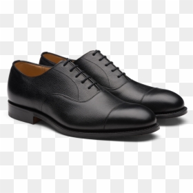 Consul Church"s St James Leather Oxford Black - Stud Brogue Shoes, HD Png Download - stitching texture png
