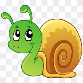 Snail Clipart - Cartoon Images Of Snail, HD Png Download - funny .png