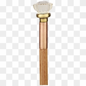 Crystal Knob Cane - Wood, HD Png Download - decorative cross png