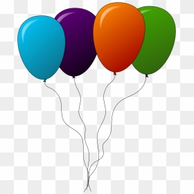 Colorful Balloon Clipart, HD Png Download - 3d balloons png