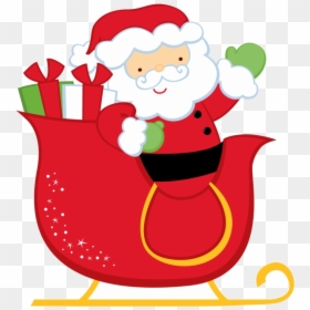 Sleigh Http Passatempodana Blogspot Html Santa Transparent - Santa In Sleigh Clipart, HD Png Download - christmas sleigh png