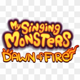 My Singing Monsters - My Singing Monsters Dawn Of Fire Logo, HD Png Download - singing emoji png