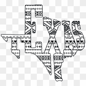 Texas Decals - Texas Aztec Png, Transparent Png - mexico map outline png