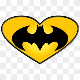 Batman Clipart Heart - Easy Pumpkin Stencil Printable, HD Png Download - bat man png