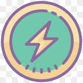 It"s The Picture Of A Lightning Bolt To Indicate Electricity - Portable Network Graphics, HD Png Download - lightning bolt icon png