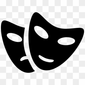 Theatre Masks - Teatro Icon Png, Transparent Png - tre png