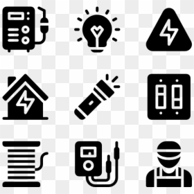 Electrician Icon, HD Png Download - tools icons png