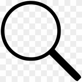 Search Find Zoom Svg - Simple Magnifying Glass Icon, HD Png Download - zoom icon png