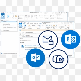 Microsoft Exchange Server, HD Png Download - outlook icon png