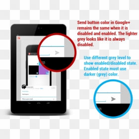 Iphone, HD Png Download - send button png