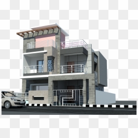 Home Building Design Png, Transparent Png - car elevation png