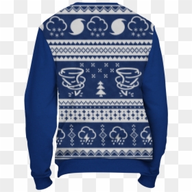 Weather Icon Christmas Sweatshirt"  Class="lazy - Dark Blue Sweatshirt Back, HD Png Download - blue subscribe button png