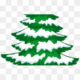 Pine Tree With Snow Transparent Clip Art Gallery - Snow Covered Trees Clipart, HD Png Download - pinetree png