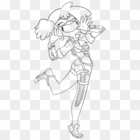 Chica Lineart, HD Png Download - lineart png