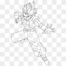 Gogeta Blue Clipart - Dragon Ball Super Saiyan Blue Gogeta, HD Png Download  - vhv