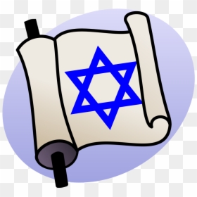 Israel Flag, HD Png Download - torah scroll png