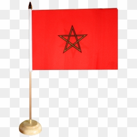 Morocco Table Flag - Drapeau Vietnamien, HD Png Download - morocco flag png