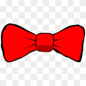 Bow Clipart Animated - Red Bow Tie Cartoon, HD Png Download - bowing png