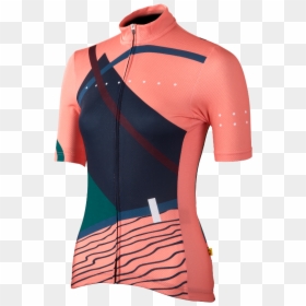 Peach Linear Jersey - Maillot, HD Png Download - women clothes png