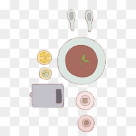 Transparent Plate Of Food Png - Circle, Png Download - food symbol png