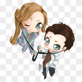 Grey's Anatomy Cartoon Characters, HD Png Download - grey's anatomy png