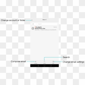 Screenshot, HD Png Download - inbox icon png