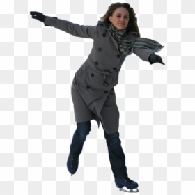 Natalie Portman Ice Skating, HD Png Download - people .png