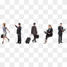 Business People Group Png Image Background - Cut Out People Business, Transparent Png - person .png