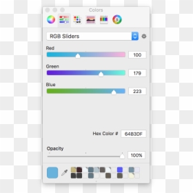Rgb Selector - Ios Color Hex Code, HD Png Download - color wheel icon png