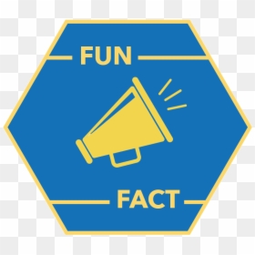 Icon With A Megaphone And The Words "fun Fact" - Traffic Sign, HD Png Download - fun icon png