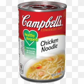 Campbell's Healthy Request Chicken Noodle Soup, HD Png Download - chicken noodle soup png