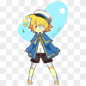 Cute Oliver Vocaloid Fanart, HD Png Download - oliver queen png