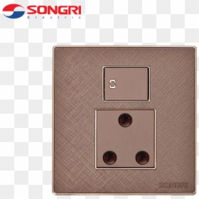 Songri 16a Plug Socket Wall 3-pin Round Pin Electric - Plywood, HD Png Download - electric plug png