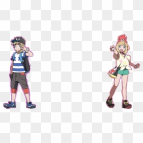 Pokemon Sun And Moon Black Trainer, HD Png Download - pokemon sun moon png