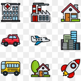 Modes Of Transport Icons, HD Png Download - christmas emojis png