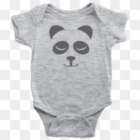 Nerd Glasses Panda Face Baby Onesie, Animal Cartoon - Infant Bodysuit, HD Png Download - nerd face png