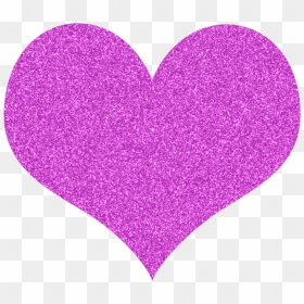 Free Glitter Hearts Clipart - Glitter Heart Clip Art, HD Png Download - hearts clipart png