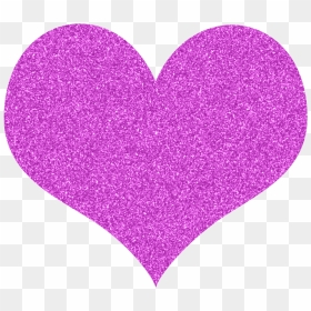 Free Glitter Hearts Clipart - Glitter Heart Clip Art, HD Png Download - hearts clipart png