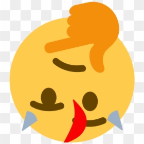 Upside Down Thinking Emoji Clipart , Png Download, Transparent Png - upside down emoji png